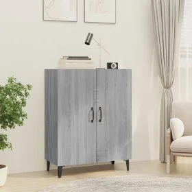 Sonoma graues Sperrholz-Sideboard 70x34x90 cm von vidaXL, Sideboards - Ref: Foro24-817331, Preis: 77,45 €, Rabatt: %