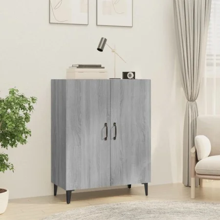 Aparador de madera contrachapada gris Sonoma 70x34x90 cm de vidaXL, Aparadores - Ref: Foro24-817331, Precio: 76,85 €, Descuen...