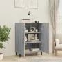 Aparador de madera contrachapada gris Sonoma 70x34x90 cm de vidaXL, Aparadores - Ref: Foro24-817331, Precio: 76,85 €, Descuen...