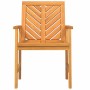 Sillas de comedor de jardín 6 pcs Marrón 59 x 62.5 x 89 cm