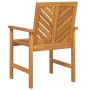 Sillas de comedor de jardín 6 pcs Marrón 59 x 62.5 x 89 cm