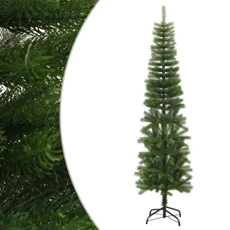 Narrow artificial Christmas tree with PE support 210 cm by vidaXL, Christmas trees - Ref: Foro24-344646, Price: 83,48 €, Disc...