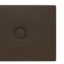 Wall panels 12 pcs brown synthetic leather 60x15 cm 1.08 m² by vidaXL, Wall covering - Ref: Foro24-343987, Price: 28,00 €, Di...