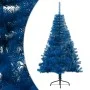 Half artificial Christmas tree with blue PVC support 150 cm by vidaXL, Christmas trees - Ref: Foro24-344681, Price: 25,36 €, ...