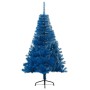 Half artificial Christmas tree with blue PVC support 150 cm by vidaXL, Christmas trees - Ref: Foro24-344681, Price: 25,76 €, ...