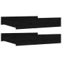 Cajones de cama 2 unidades madera maciza de pino negro de vidaXL, Camas y accesorios - Ref: Foro24-814988, Precio: 114,82 €, ...