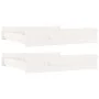 Cajones de cama 2 unidades madera maciza de pino blanco de vidaXL, Camas y accesorios - Ref: Foro24-814980, Precio: 114,96 €,...