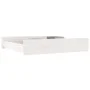 Cajones de cama 2 unidades madera maciza de pino blanco de vidaXL, Camas y accesorios - Ref: Foro24-814980, Precio: 114,96 €,...