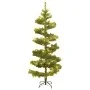 Spiral Christmas tree with stand and LED green PVC 180 cm by vidaXL, Christmas trees - Ref: Foro24-344651, Price: 41,01 €, Di...