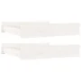 Cajones de cama 2 unidades madera maciza de pino blanco de vidaXL, Camas y accesorios - Ref: Foro24-814990, Precio: 84,63 €, ...