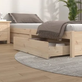 Bed drawers 4 units solid pine wood by vidaXL, Beds and accessories - Ref: Foro24-814999, Price: 101,35 €, Discount: %