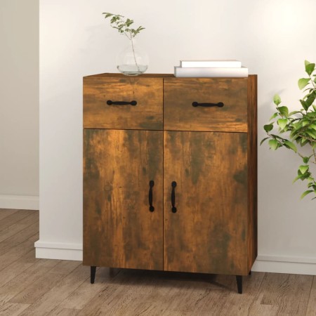 Eiche geräuchert Holzwerkstoff Anrichte 69,5x34x90 cm von vidaXL, Sideboards - Ref: Foro24-817360, Preis: 69,53 €, Rabatt: %