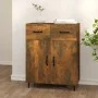 Smoked oak engineered wood sideboard 69.5x34x90 cm by vidaXL, Sideboards - Ref: Foro24-817360, Price: 62,22 €, Discount: %