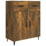 Eiche geräuchert Holzwerkstoff Anrichte 69,5x34x90 cm von vidaXL, Sideboards - Ref: Foro24-817360, Preis: 69,53 €, Rabatt: %