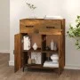 Smoked oak engineered wood sideboard 69.5x34x90 cm by vidaXL, Sideboards - Ref: Foro24-817360, Price: 62,22 €, Discount: %