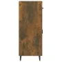 Smoked oak engineered wood sideboard 69.5x34x90 cm by vidaXL, Sideboards - Ref: Foro24-817360, Price: 62,22 €, Discount: %