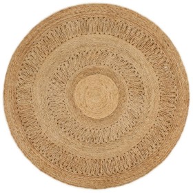 Jute Round Hand Braided Area Rug 120cm by vidaXL, Rugs - Ref: Foro24-344962, Price: 68,86 €, Discount: %