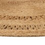 Alfombra de área trenzada a mano redonda yute 120 cm de vidaXL, Alfombras - Ref: Foro24-344962, Precio: 68,86 €, Descuento: %