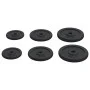 Gusseisen-Hantelscheiben 6 Stück 30 kg von vidaXL, freies Gewicht - Ref: Foro24-93639, Preis: 96,30 €, Rabatt: %