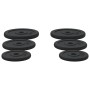Gusseisen-Hantelscheiben 6 Stück 30 kg von vidaXL, freies Gewicht - Ref: Foro24-93639, Preis: 97,78 €, Rabatt: %