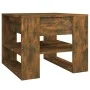 Mesa de centro madera de ingeniería roble ahumado 55,5x55x45 cm de vidaXL, Mesas de centro - Ref: Foro24-816931, Precio: 42,2...