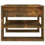 Mesa de centro madera de ingeniería roble ahumado 55,5x55x45 cm de vidaXL, Mesas de centro - Ref: Foro24-816931, Precio: 42,2...