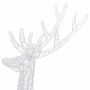 Renos de Navidad acrílico 250 LED 3 uds multicolor 180 cm