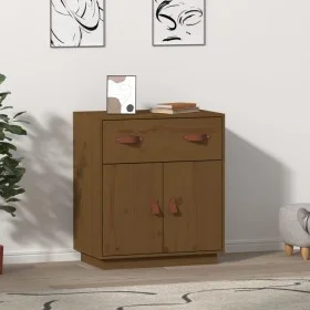 Honigbraunes Sideboard aus massivem Kiefernholz, 65,5 x 40 x 75 cm von vidaXL, Sideboards - Ref: Foro24-820130, Preis: 110,88...