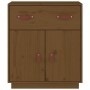 Honey brown solid pine wood sideboard 65.5x40x75 cm by vidaXL, Sideboards - Ref: Foro24-820130, Price: 112,34 €, Discount: %