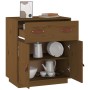 Honey brown solid pine wood sideboard 65.5x40x75 cm by vidaXL, Sideboards - Ref: Foro24-820130, Price: 112,34 €, Discount: %