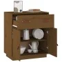 Honey brown solid pine wood sideboard 65.5x40x75 cm by vidaXL, Sideboards - Ref: Foro24-820130, Price: 110,88 €, Discount: %