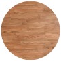 Round light brown oak wood table top Ø50x1.5 cm by vidaXL, Table tops - Ref: Foro24-342960, Price: 34,50 €, Discount: %