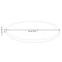 Runde hellbraune Tischplatte aus Eichenholz Ø50x1,5 cm von vidaXL, Tischplatten - Ref: Foro24-342960, Preis: 44,62 €, Rabatt: %