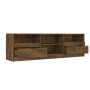 Eiche geräuchert Sperrholz TV Schrank 150x33,5x45cm von vidaXL, TV-Möbel - Ref: Foro24-817114, Preis: 88,94 €, Rabatt: %