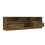 TV stand made of smoked oak plywood, measuring 150x33.5x45cm. by vidaXL, TV Furniture - Ref: Foro24-817114, Price: 87,63 €, D...