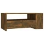 Smoked oak engineered wood coffee table 102x55x42 cm by vidaXL, Coffee table - Ref: Foro24-816934, Price: 68,33 €, Discount: %