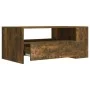 Smoked oak engineered wood coffee table 102x55x42 cm by vidaXL, Coffee table - Ref: Foro24-816934, Price: 68,33 €, Discount: %
