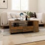 Smoked oak engineered wood coffee table 102x55x42 cm by vidaXL, Coffee table - Ref: Foro24-816934, Price: 68,74 €, Discount: %