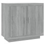 Aparador de madera contrachapada gris Sonoma 80x40x75 cm de vidaXL, Aparadores - Ref: Foro24-817235, Precio: 73,19 €, Descuen...