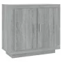 Sonoma graues Sperrholz-Sideboard 80x40x75 cm von vidaXL, Sideboards - Ref: Foro24-817235, Preis: 68,23 €, Rabatt: %