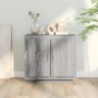Aparador de madera contrachapada gris Sonoma 80x40x75 cm de vidaXL, Aparadores - Ref: Foro24-817235, Precio: 73,19 €, Descuen...