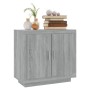 Aparador de madera contrachapada gris Sonoma 80x40x75 cm de vidaXL, Aparadores - Ref: Foro24-817235, Precio: 73,19 €, Descuen...