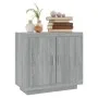 Sonoma graues Sperrholz-Sideboard 80x40x75 cm von vidaXL, Sideboards - Ref: Foro24-817235, Preis: 68,23 €, Rabatt: %