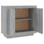 Sonoma gray plywood sideboard 80x40x75 cm by vidaXL, Sideboards - Ref: Foro24-817235, Price: 71,08 €, Discount: %