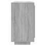 Aparador de madera contrachapada gris Sonoma 80x40x75 cm de vidaXL, Aparadores - Ref: Foro24-817235, Precio: 73,19 €, Descuen...