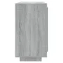 Sonoma graues Sperrholz-Sideboard 80x40x75 cm von vidaXL, Sideboards - Ref: Foro24-817235, Preis: 68,23 €, Rabatt: %