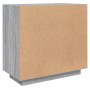 Aparador de madera contrachapada gris Sonoma 80x40x75 cm de vidaXL, Aparadores - Ref: Foro24-817235, Precio: 73,19 €, Descuen...