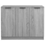 Aparador de madera contrachapada gris Sonoma 90,5x30x70 cm de vidaXL, Aparadores - Ref: Foro24-817025, Precio: 91,38 €, Descu...