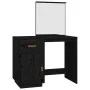Mesa tocador de madera maciza de pino negra 95x50x134 cm by vidaXL, Bedroom Dressers - Ref: Foro24-820091, Price: 149,50 €, D...