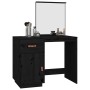 Mesa tocador de madera maciza de pino negra 95x50x134 cm by vidaXL, Bedroom Dressers - Ref: Foro24-820091, Price: 151,35 €, D...